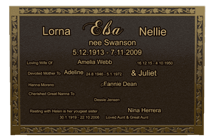 Rectangle Landscape Loving Wife 4 memorial design preview