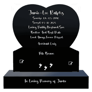 Headstone 27 in Loving Memory 24 memorial design preview