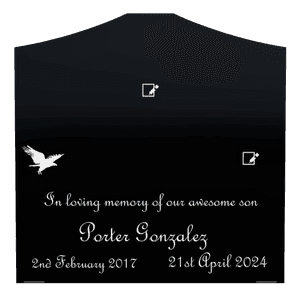 Cropped Peak - In Loving Memory 10 memorial design preview