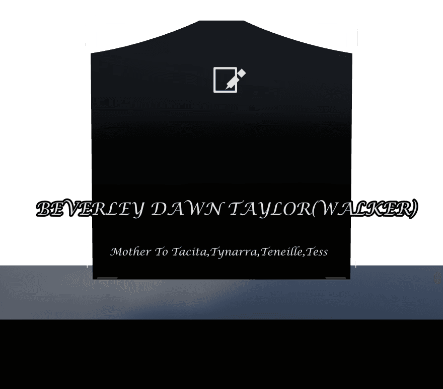 Cropped Peak Laser-Etched Black Granite Headstone – Dove preview