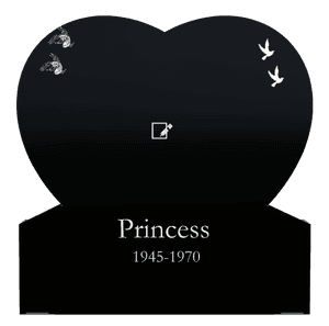 Headstone 27 Dove Fish Headstone memorial design preview