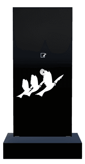 Square - Bird Birds memorial design preview