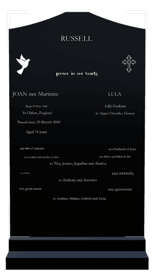 Serpentine - Forever in Our Hearts 19 memorial design preview