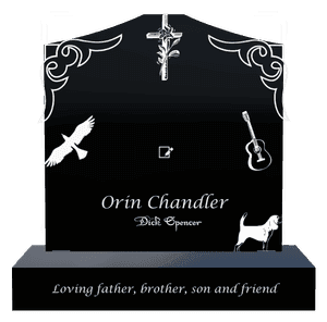 Cropped Peak - Loving Father 2 memorial design preview