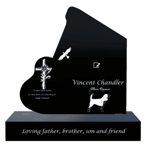 Headstone 6 - Loving Father memorial design preview