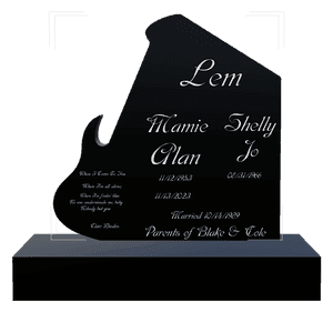 Headstone 7 - John memorial design preview