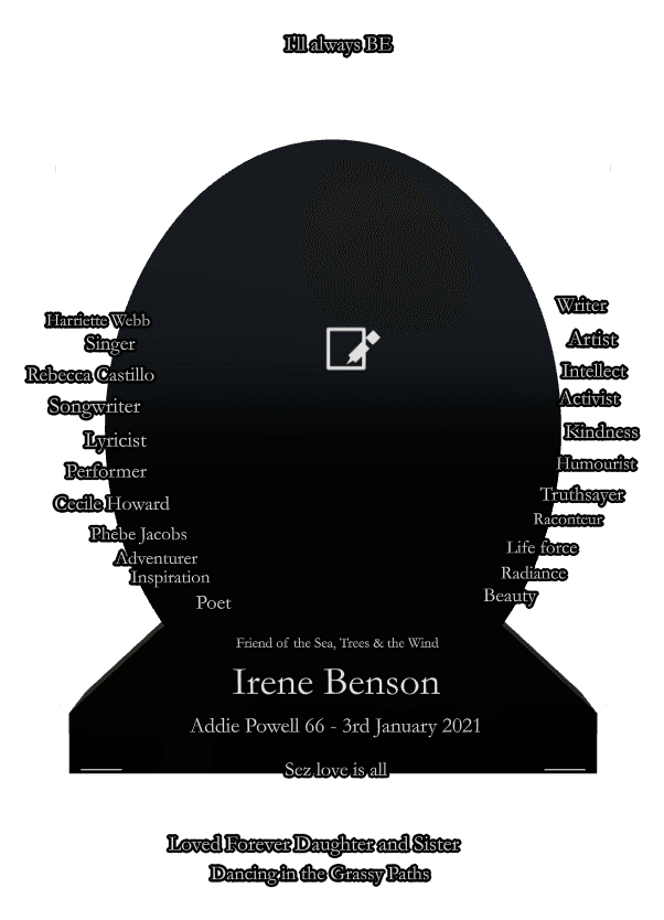 Laser-Etched Black Granite Headstone – Song preview