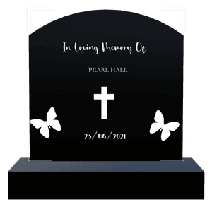 Curved Top - In Loving Memory 14 memorial design preview