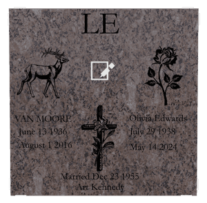 Floral Memorial memorial design preview