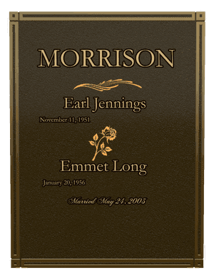 Floral Memorial memorial design preview