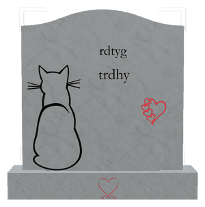 Serpentine - Cat Heart memorial design preview