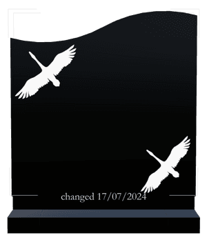 Right Wave - Swan memorial design preview