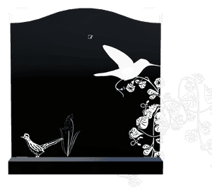 Serpentine - Bird Flower 6 memorial design preview