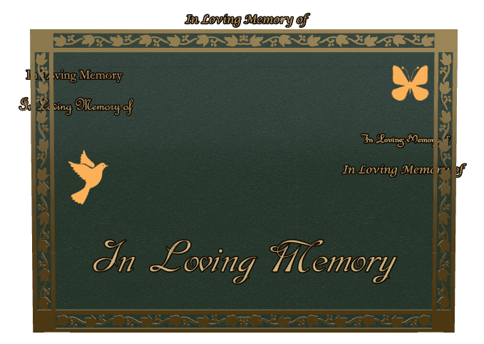 Bronze Plaque Bronze Plaque – In Loving Memory preview