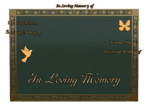 Bronze Plaque - In Loving Memory 34 memorial design preview