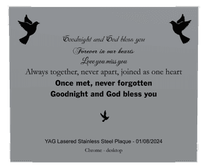 Religious Memorial memorial design preview