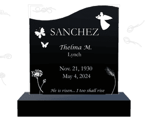 Right Wave - Angel Butterflies memorial design preview