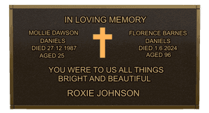 Rectangle Landscape in Loving Memory 73 memorial design preview