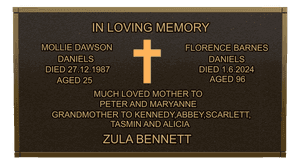Rectangle Landscape Much Loved 10 memorial design preview