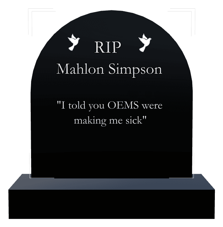Half Round Laser-Etched Black Granite Headstone – Dove preview