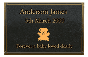 Rectangle Landscape John 18 memorial design preview