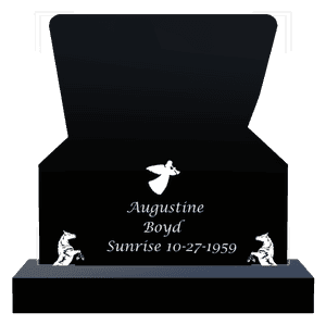Headstone 43 - Angel Horse memorial design preview