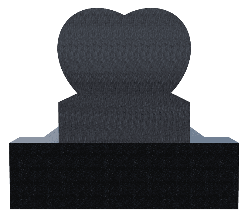 Serpentine Traditional Engraved Monument – Forever in Our Hearts preview