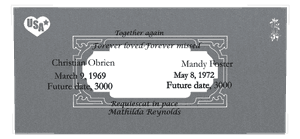 Square - Forever Loved 7 memorial design preview