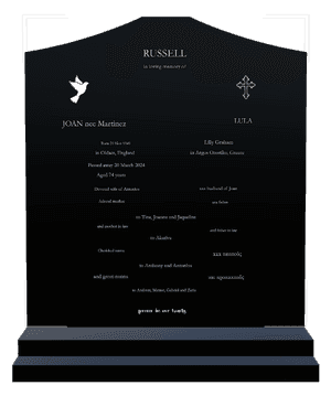 Serpentine - Devoted Wife 3 memorial design preview