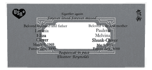 Square - Forever Loved 11 memorial design preview