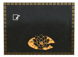Rectangle Landscape Flower 8 memorial design preview