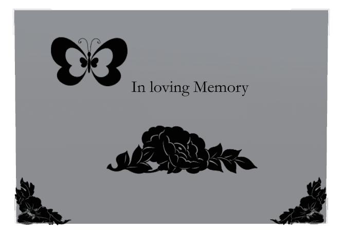 Stainless Steel Plaque Stainless Steel Plaque – In Loving Memory preview