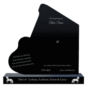Headstone 6 - Your Life Was a Blessing memorial design preview