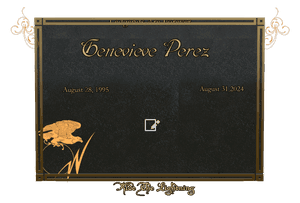 Rectangle Landscape Luke memorial design preview