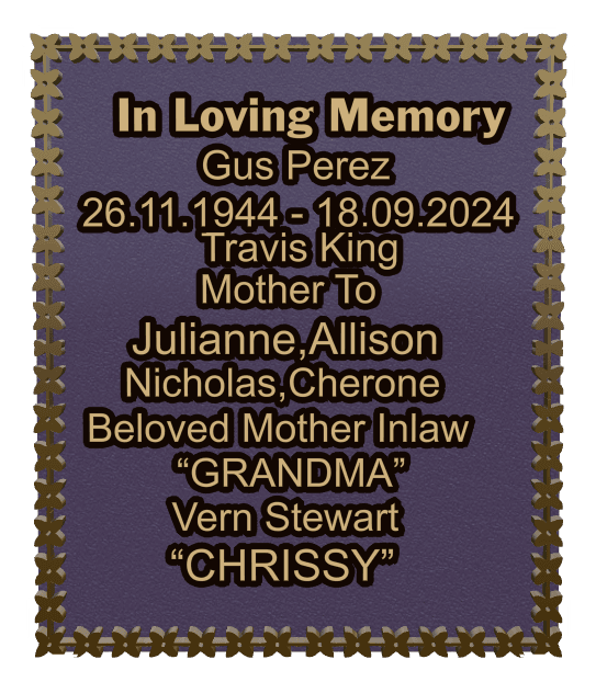 Rectangle (landscape) Bronze Plaque – Husband Memorial preview