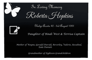Rectangle Landscape in Loving Memory 16 memorial design preview