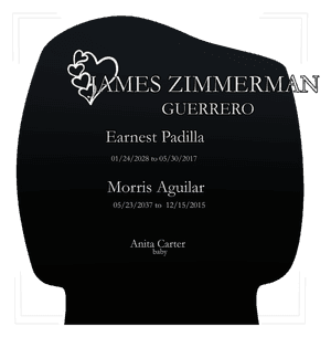 Headstone 2 - Baby memorial design preview