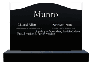 Military Veteran memorial design preview