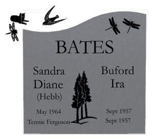 Right Wave - Bird Cat memorial design preview