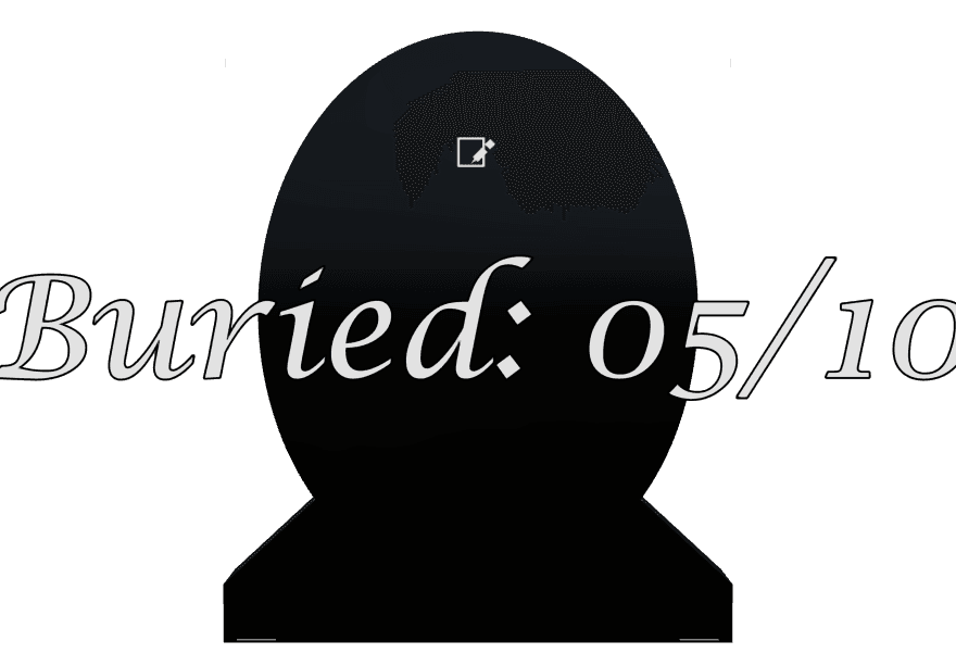 Laser-Etched Black Granite Headstone – Mother preview