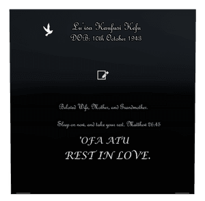 Square - Matthew 26 memorial design preview