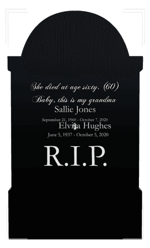 Headstone 30 - Cat memorial design preview