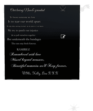 Square - Missed Beyond Measure memorial design preview