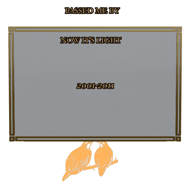 Rectangle (landscape) Bronze Plaque – bird preview