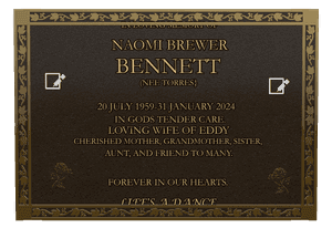 Rectangle Landscape Loving Wife 3 memorial design preview