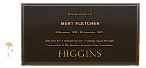 Bronze Plaque - In Loving Memory 27 memorial design preview