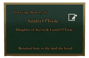 Rectangle Landscape in Loving Memory 29 memorial design preview