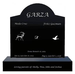 Curved Gable - John 2 memorial design preview