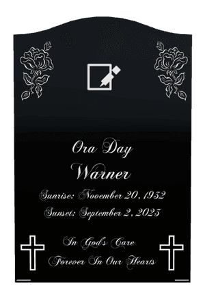 Religious Memorial memorial design preview