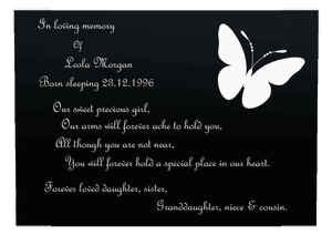 Rectangle Landscape Forever Loved 10 memorial design preview